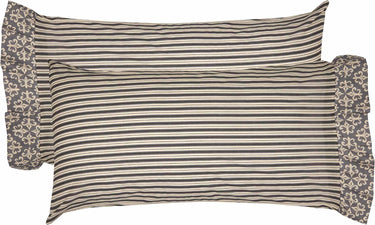 Elysee King Pillow Case Set of 2 21x40 VHC Brands - The Fox Decor